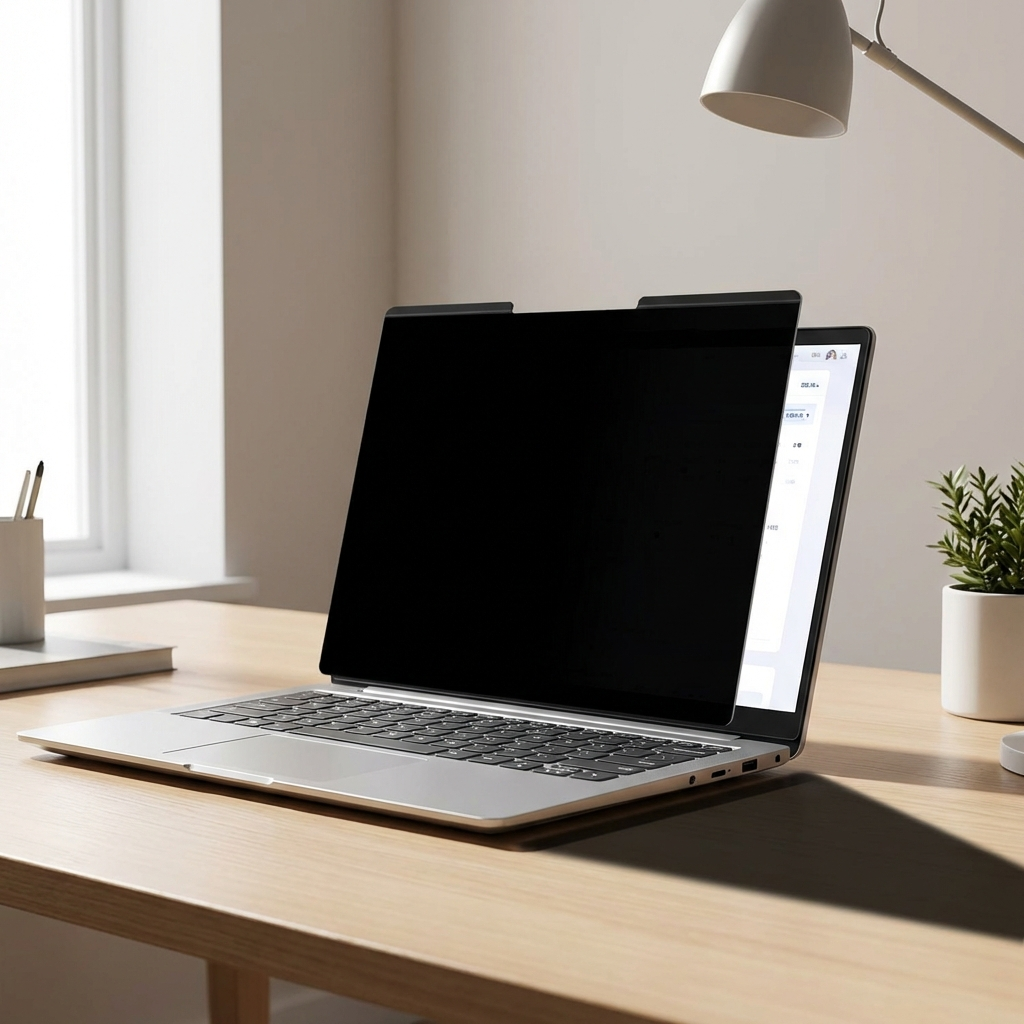 VeilGear Anti-Blue Light Privacy Screen Kit – Magnetic Screen with Cleaning Cloth & Travel Case